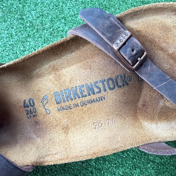 Birkenstock Brown Leather Sandals - Picture 10 of 11